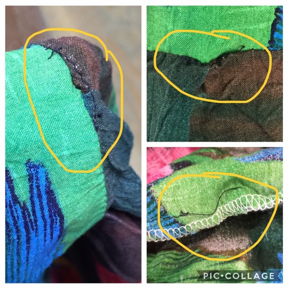 Jams World M Hawaiian Dress Rayon Floral Abstract - Picture 5 of 8